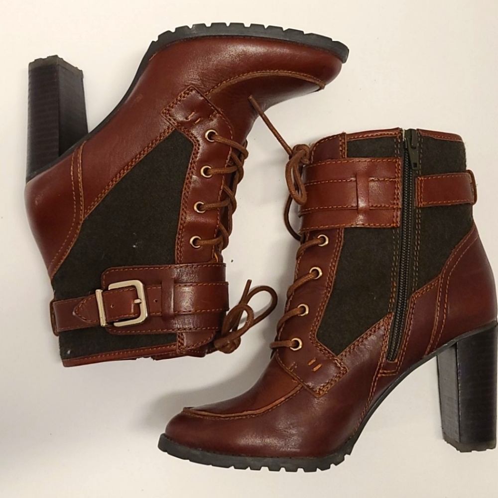 Antonio Melani Ankle Zip up and lace upBoots